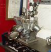 Checking the heads, carb, and intake on the flow bench