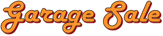 Check out the Garage Sale!